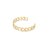 Pulseira Coração Banhado a Ouro 18K
