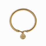 Bracelete com Pingente de São Bento Banhado a Ouro 18k