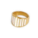 Anel Roma Banhado a Ouro 18k