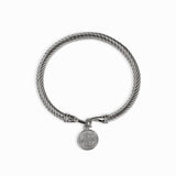 Bracelete com Pingente de São Bento Prata