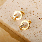 Brinco Imperial Romano com Cristais de Zircônia