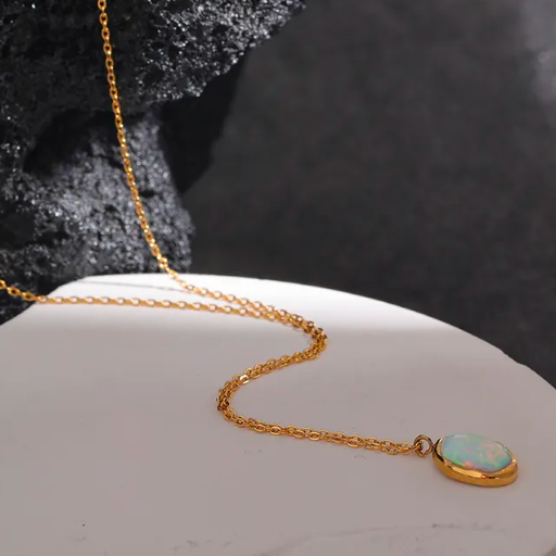 Colar com Pingente Pedra Austriaca