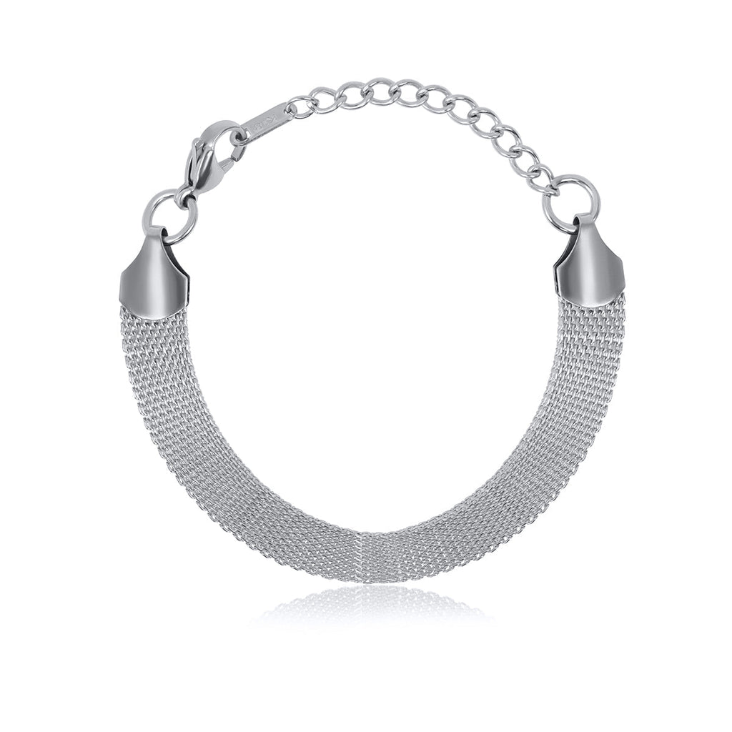 Pulseira Malha Prata