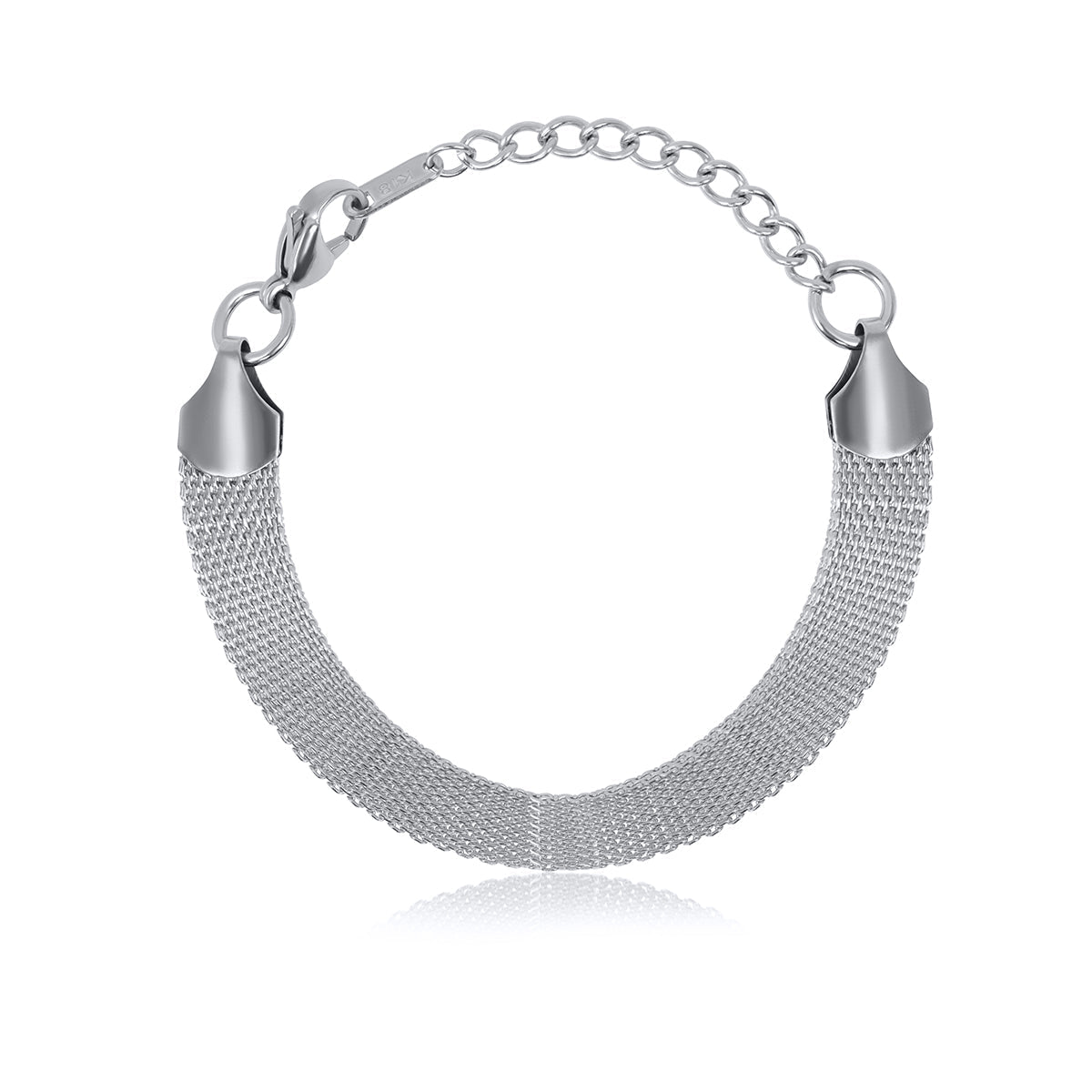 Pulseira Malha Prata