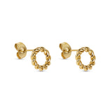 Brincos Rope Banhado a Ouro 18k