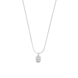 Colar Pingente Medalha com Zircônia