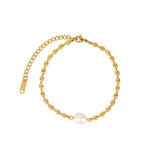 Pulseira Pingente Pérola de Água Doce
