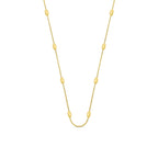 Colar com Detalhes de Bolas Banhado a Ouro 18K