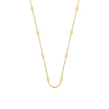 Colar com Detalhes de Bolas Banhado a Ouro 18K