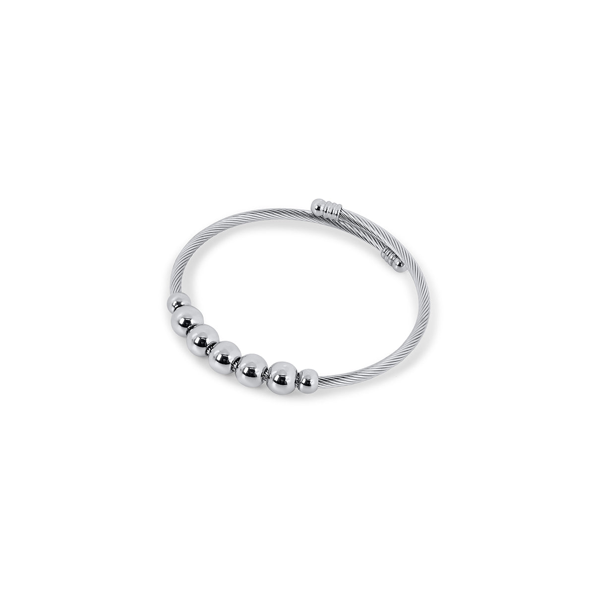 Bracelete Bolas Prata