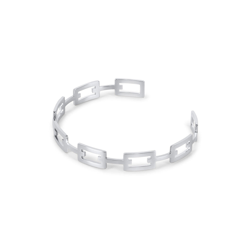 Bracelete Geométrica Prata