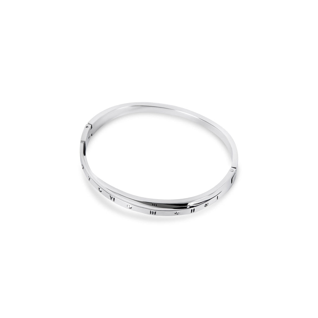 Bracelete Romano Entrelaçados Prata