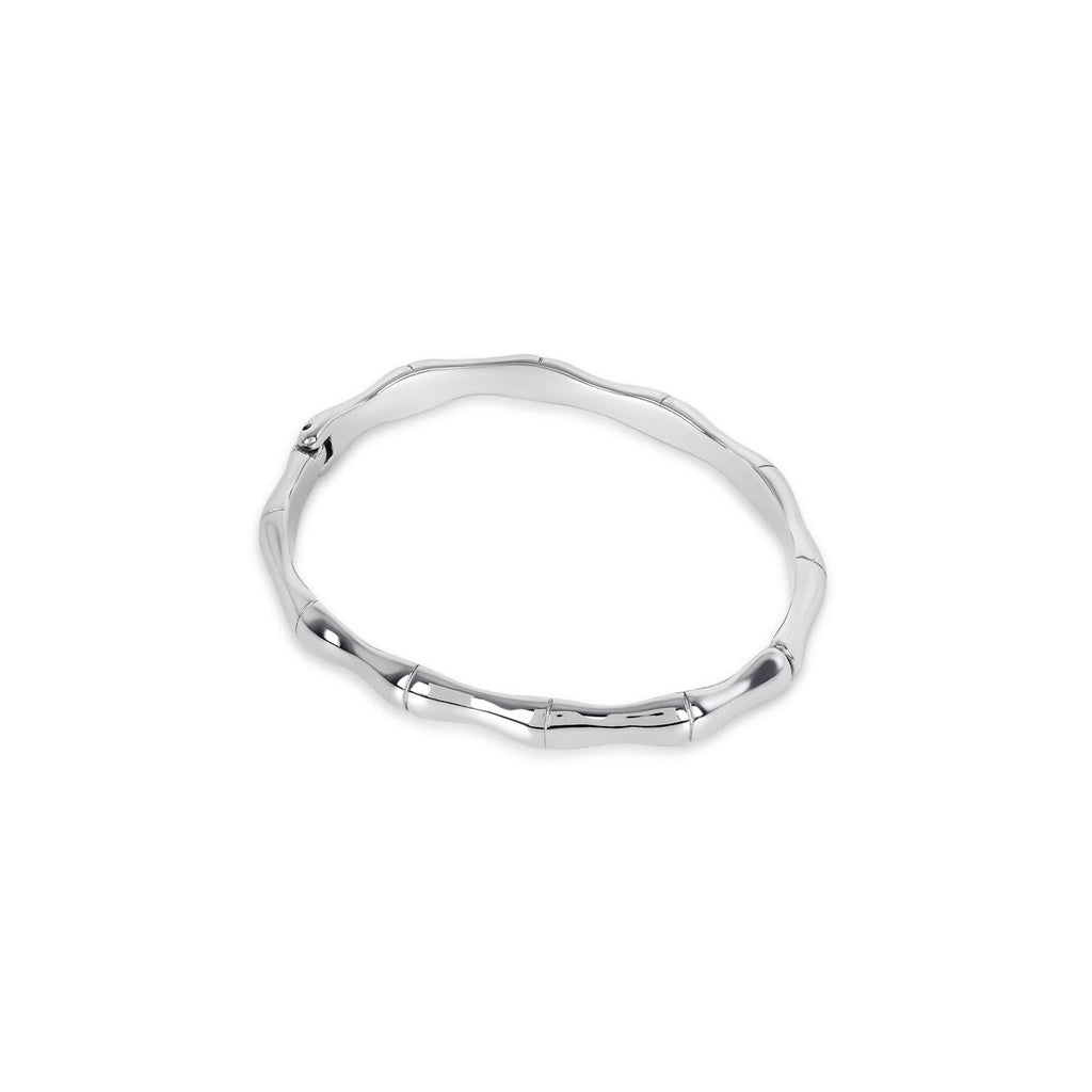 Bracelete Bambu Prata