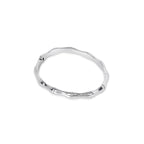 Bracelete Bambu Prata