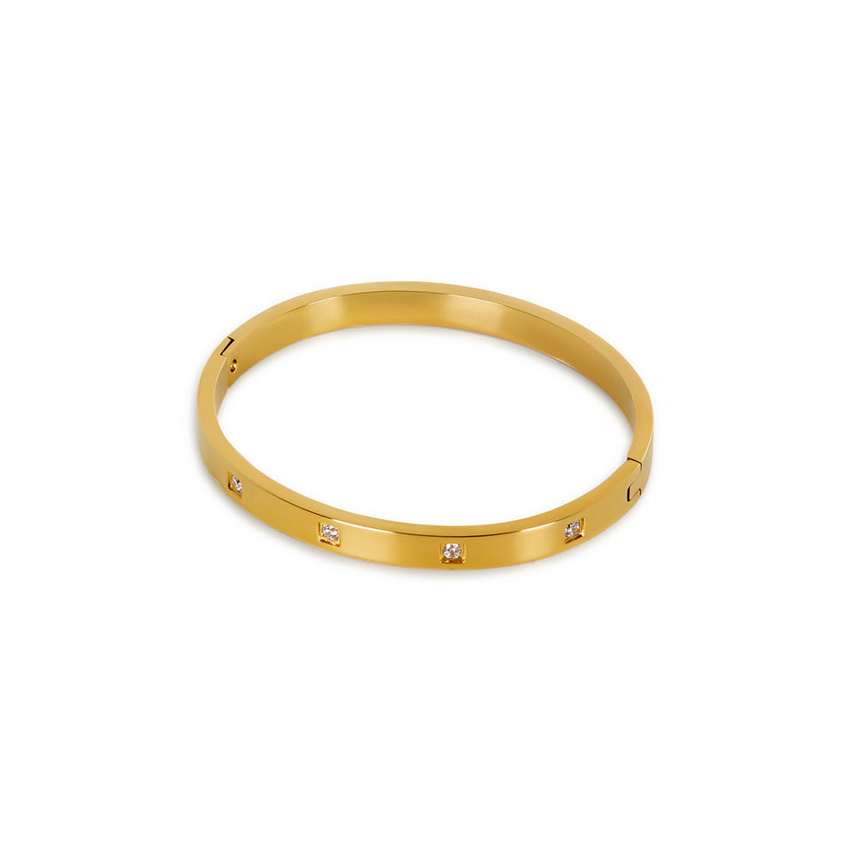 Bracelete Vienna com Pedras de Zircônia