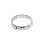 Bracelete Texturizado com Zircônia