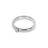 Bracelete Texturizado com Zircônia