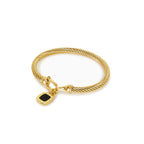 Bracelete Pedra de Onix Numeral Rômano