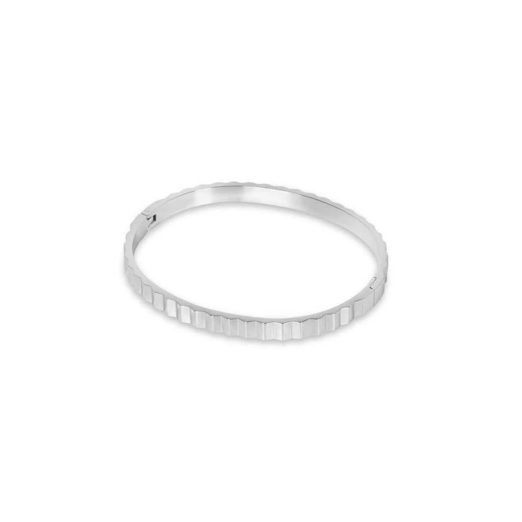 Bracelete Texturizado Prata