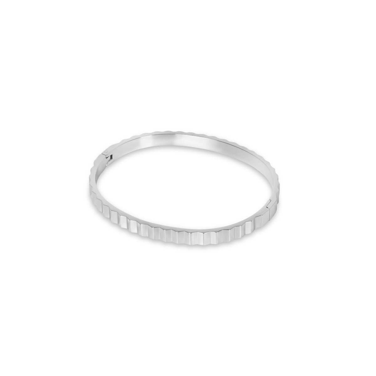 Bracelete Texturizado Prata