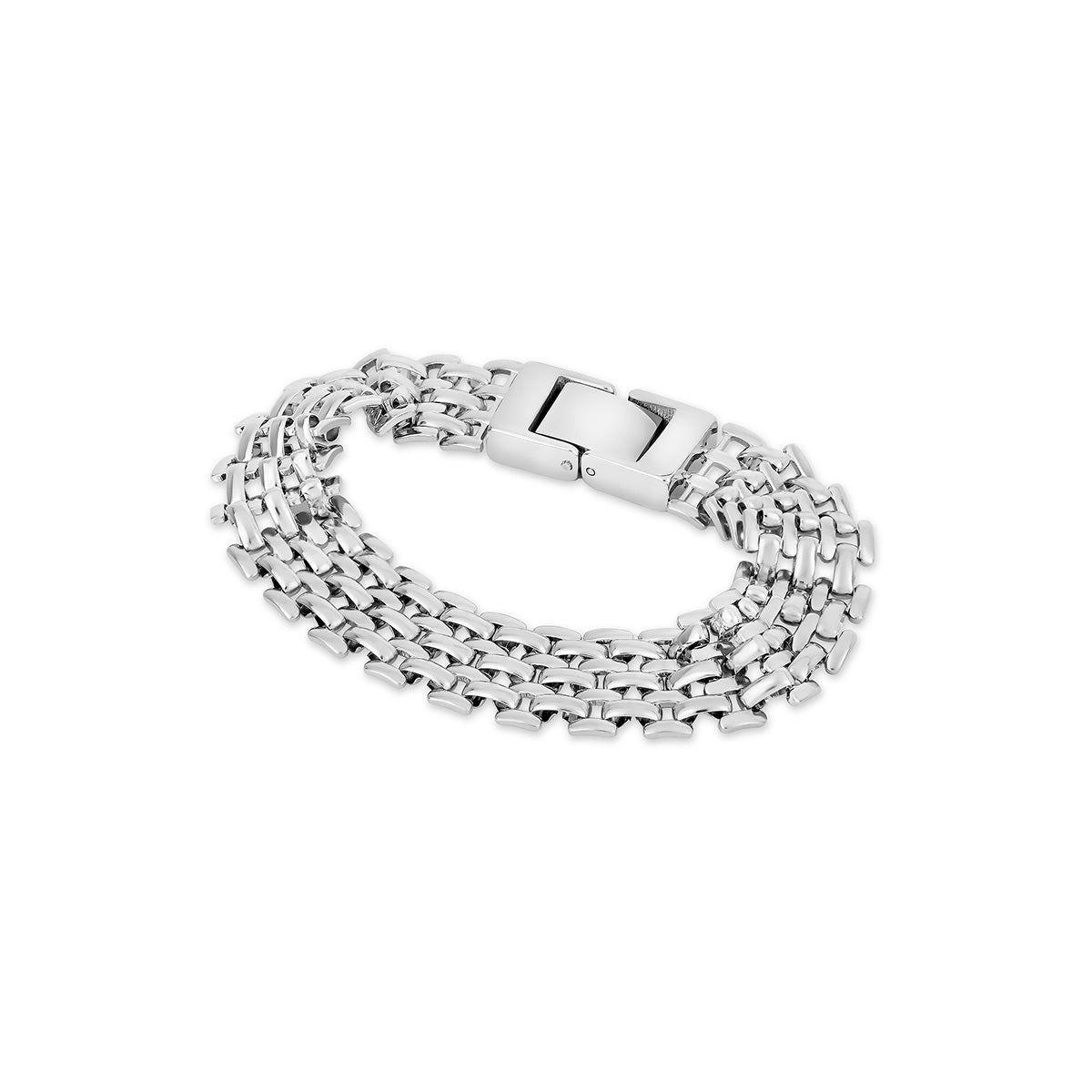 Pulseira de Malha Prata