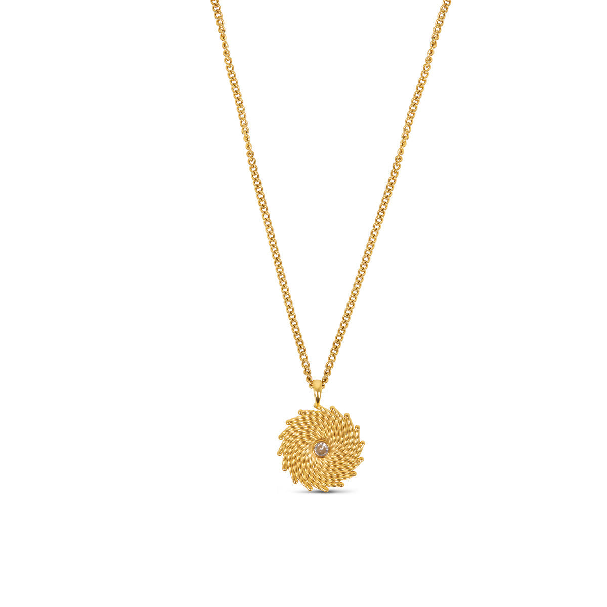 Colar Pendente Albany Banhado a Ouro 18K