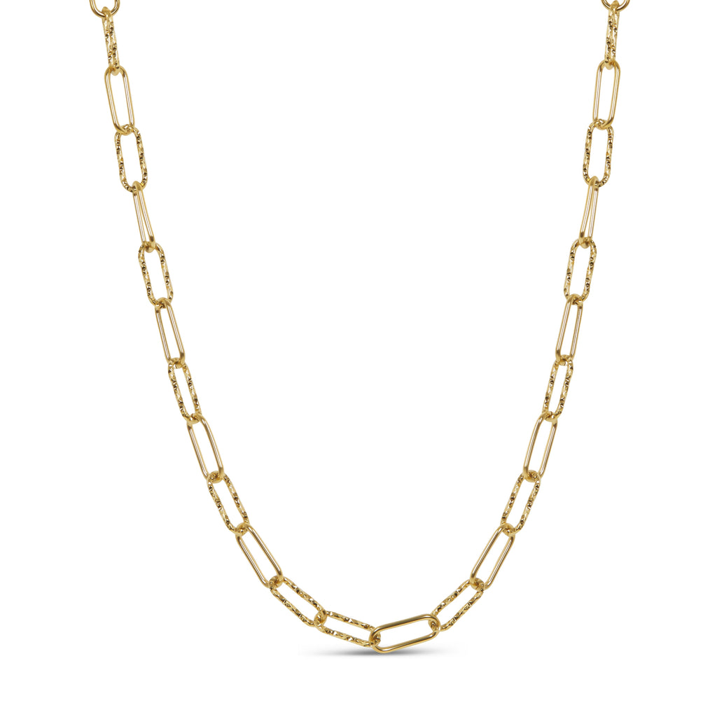 Colar de Corrente Banhado a Ouro 18K