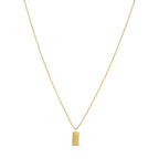 Colar de Inicial Personalizado Monarca Banhado a Ouro 18K