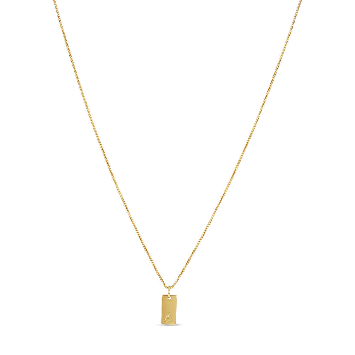 Colar de Inicial Personalizado Monarca Banhado a Ouro 18K