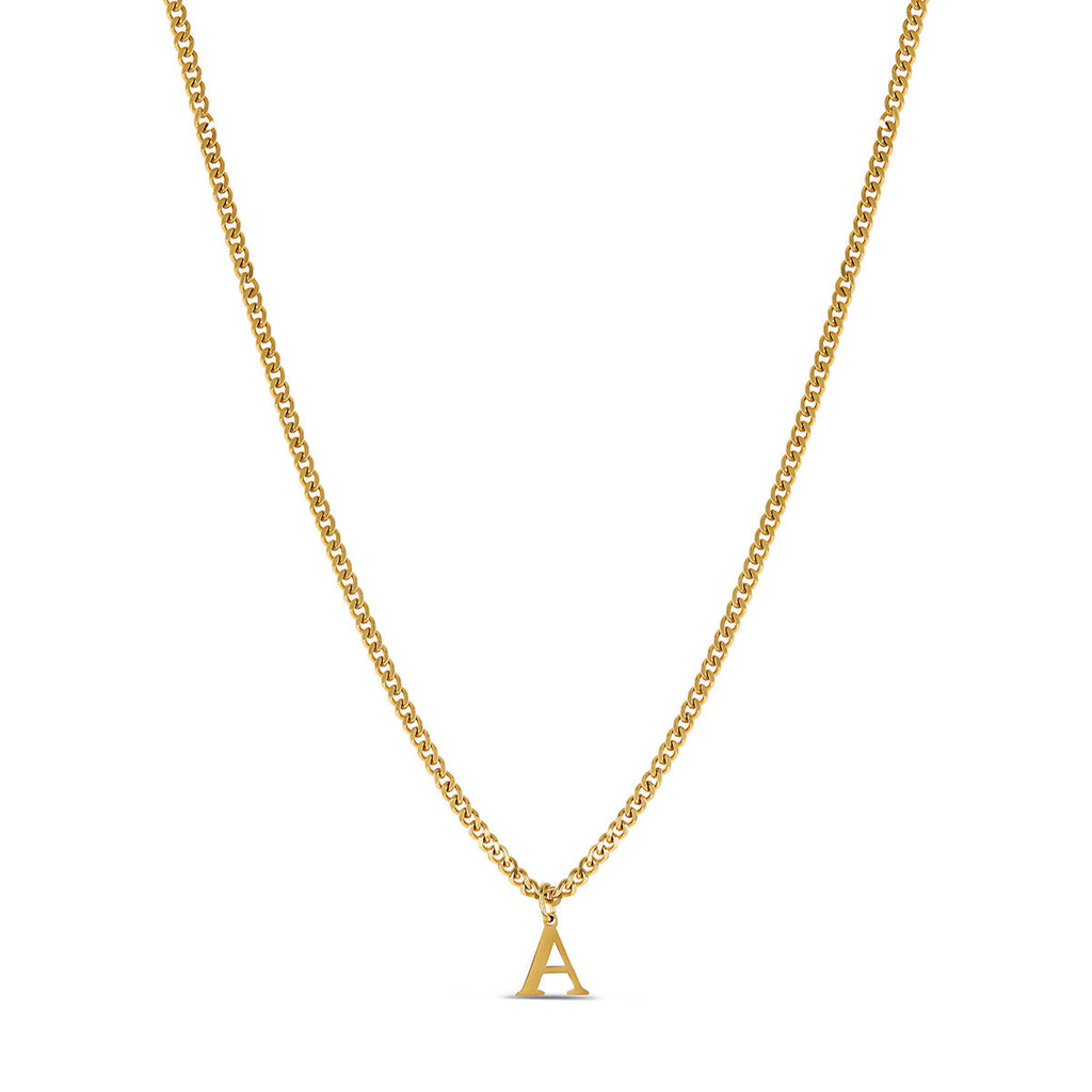 Colar de Inicial Banhado a Ouro 18K