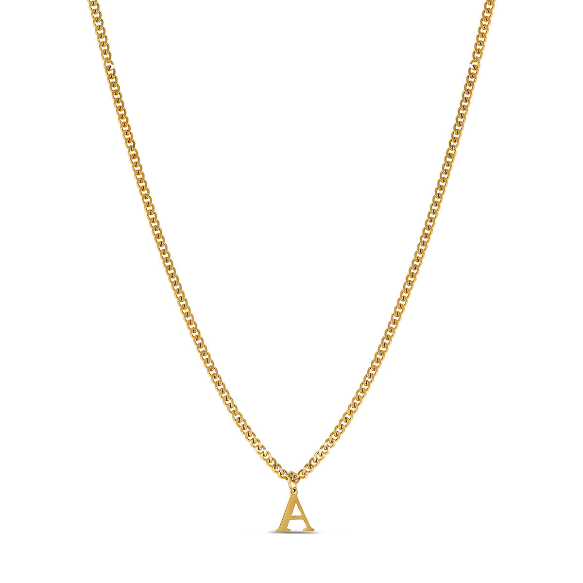 Colar de Inicial Banhado a Ouro 18K