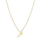 Colar de Inicial Banhado a Ouro 18K