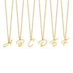 Colar de Inicial Banhado a Ouro 18K