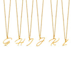 Colar de Inicial Banhado a Ouro 18K