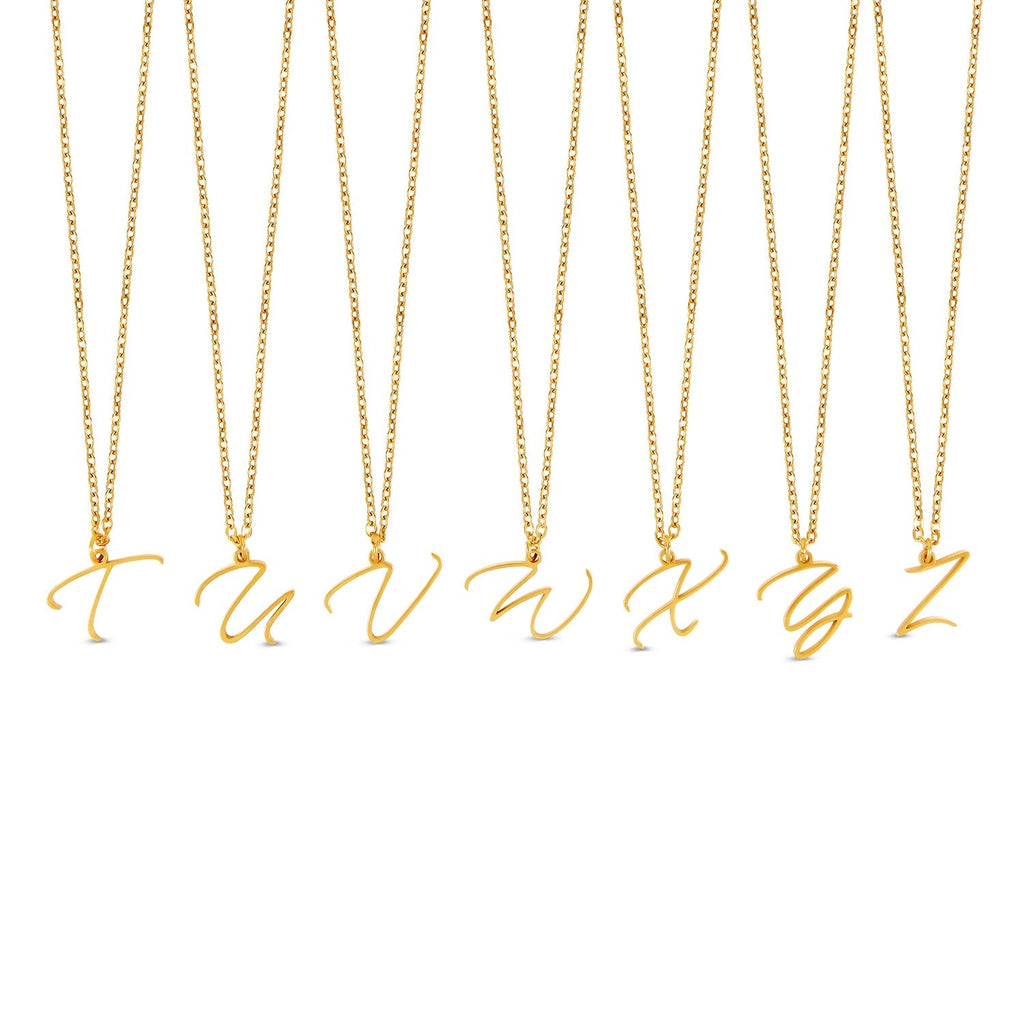 Colar de Inicial Banhado a Ouro 18K