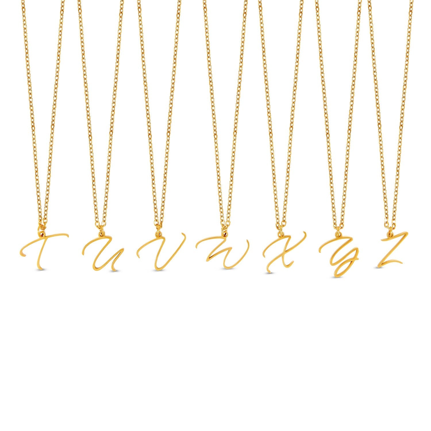 Colar de Inicial Banhado a Ouro 18K