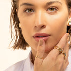 Anel Realeza Banhado a Ouro 18k