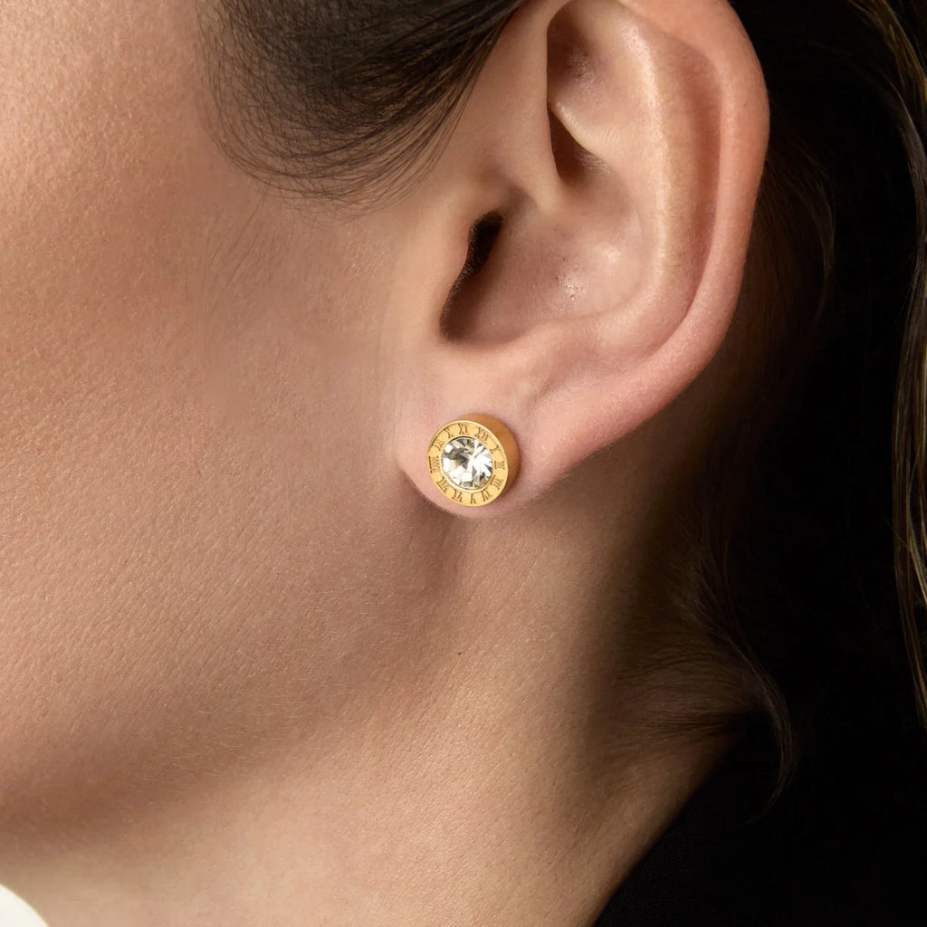 Brinco Imperial Romano com Cristal de Zircônia