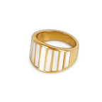 Anel Roma Banhado a Ouro 18k