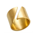 Anel Ibiza Banhado Ouro 18K