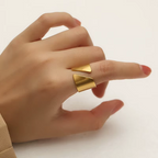 Anel Ibiza Banhado Ouro 18K