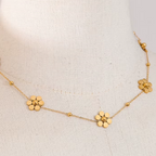 Colar Floratta Banhado a Ouro 18K