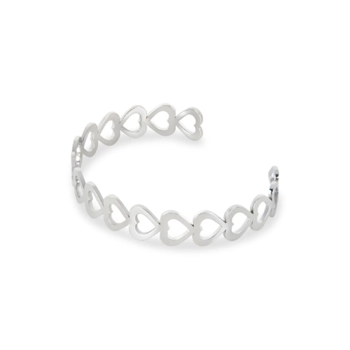 Bracelete Coração Prata