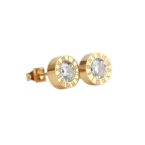 Brinco Imperial Romano com Cristal de Zircônia