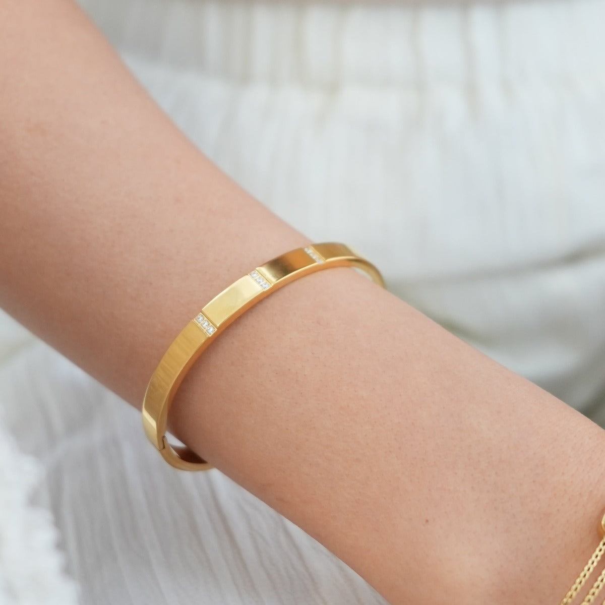 Bracelete Milano Banhada a Ouro 18K