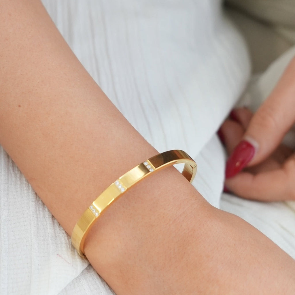 Bracelete Milano Banhada a Ouro 18K