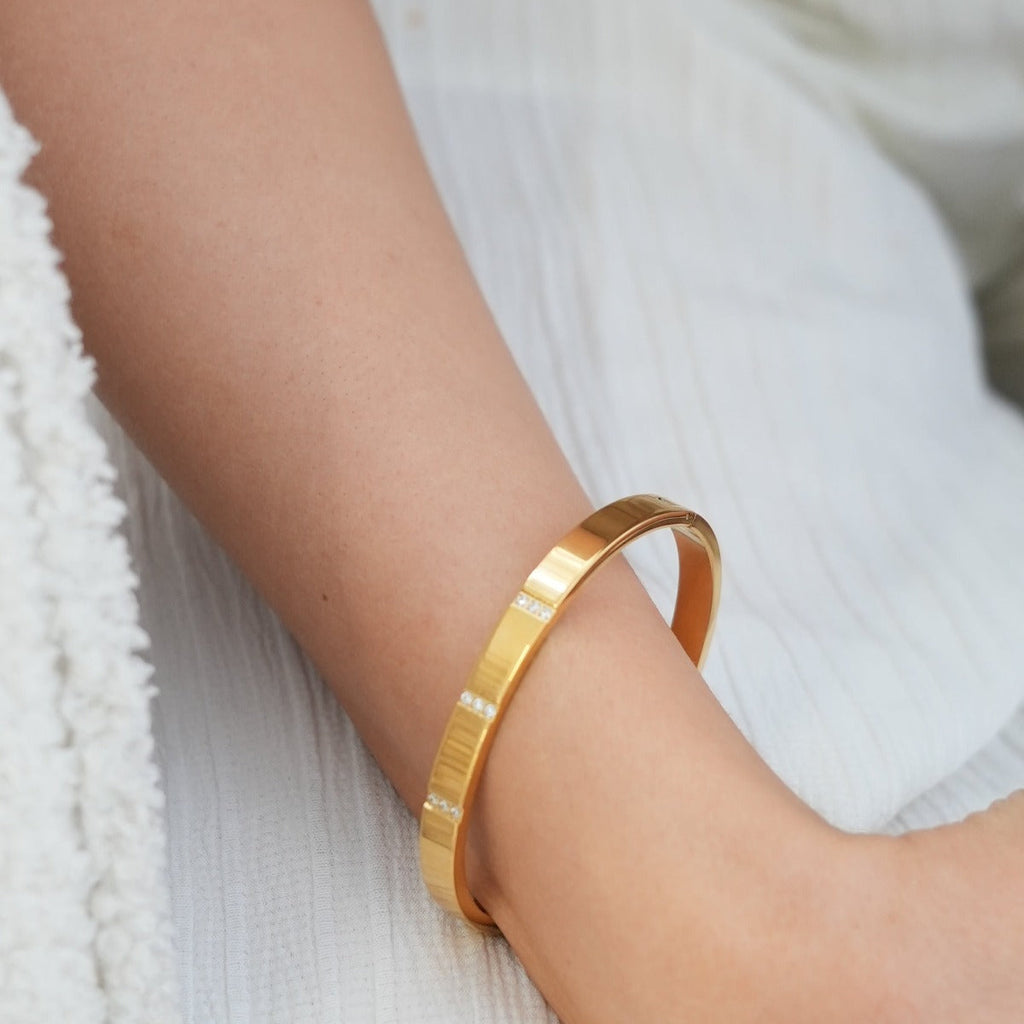 Bracelete Milano Banhada a Ouro 18K