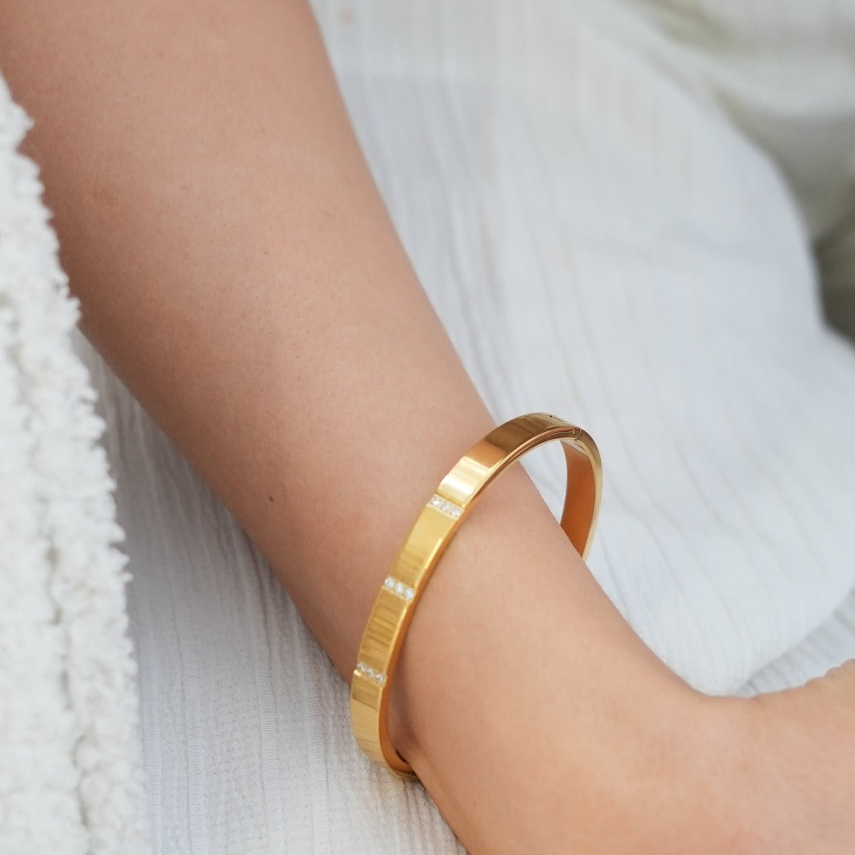 Bracelete Milano Banhada a Ouro 18K