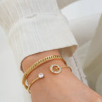 Bracelete Arvore de Vida Banhado a Ouro 18K