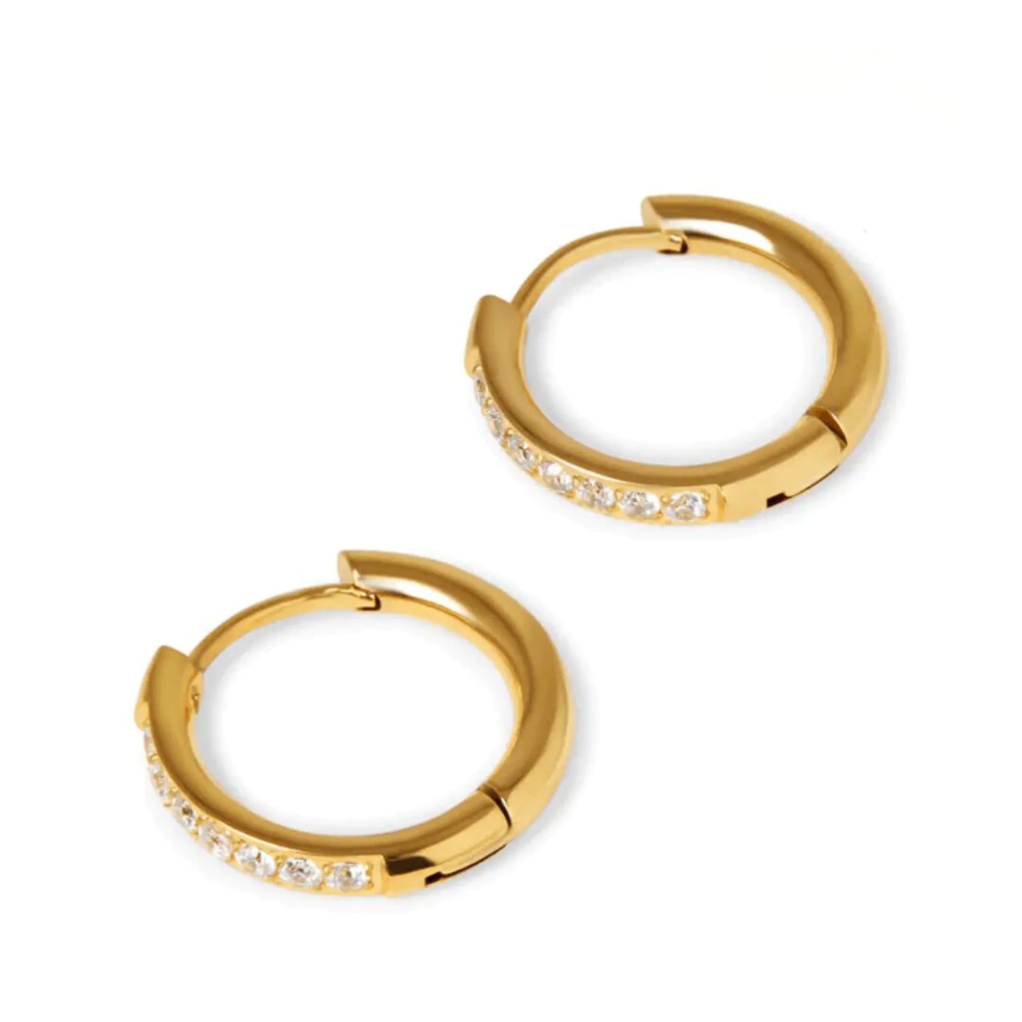 Brinco Mini Argola Banhado em Ouro 18K